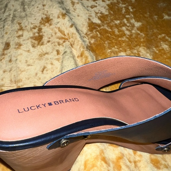 Lucky Brand Takara Slide Sandal Black Size 9.5 - Picture 4 of 8